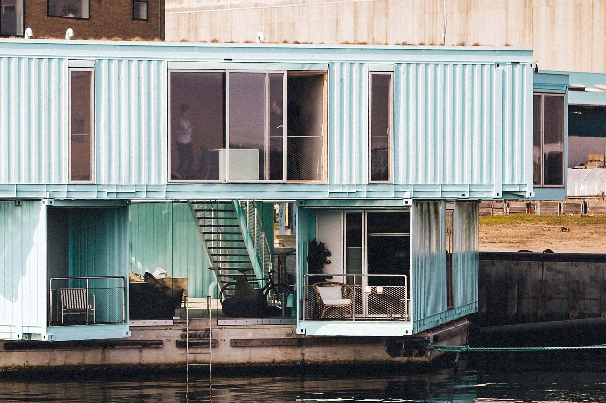 Construction d'une maison modulaire par un architecte